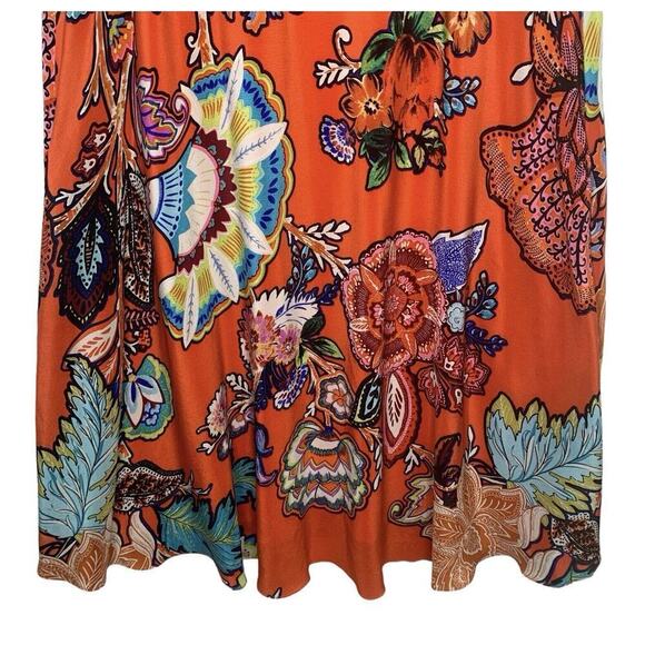 Anthropologie Maeve Larkhill 100% Silk Trapeze Dress Womens Size Small NWT $145 - Picture 8 of 15